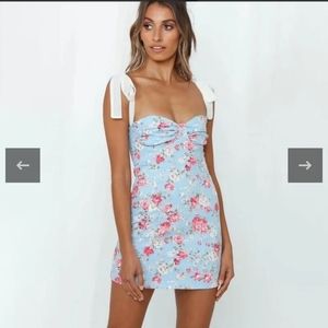 Floral mini dress